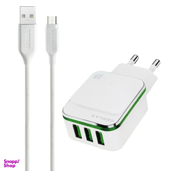 شارژر دیواری جرلکس مدل GA-11 به همراه کابل Microusb
