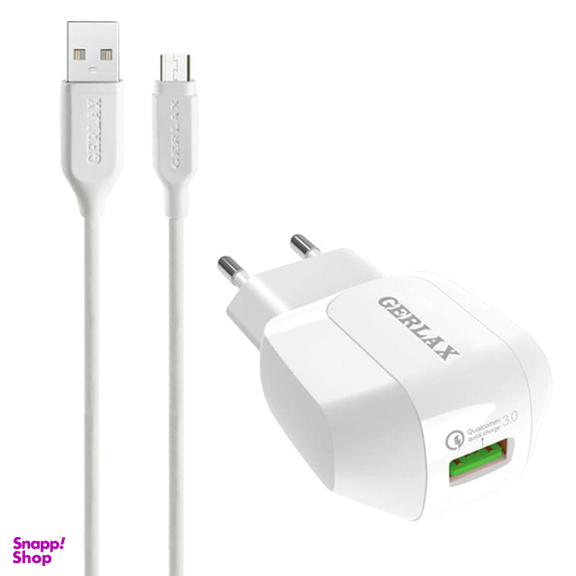 شارژر دیواری جرلکس مدل GA-10F به همراه کابل Microusb