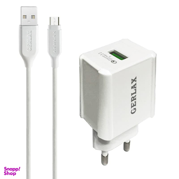 شارژر دیواری جرلکس مدل GA-01F به همراه کابل Microusb
