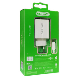 شارژر دیواری جرلکس مدل GA-01F به همراه کابل Microusb