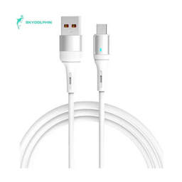 کابل تبدیل USB به Type-C اسکای دلفین مدل SFPS06T طول 1 متر
