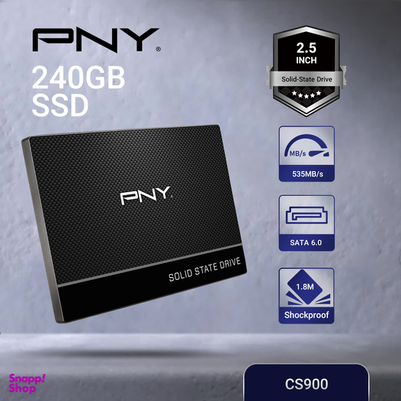 حافظه SSD اینترنال پی ان وای (PNY) مدل CS900 ظرفیت 240 گیگابایت