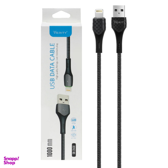 کابل تبدیل USB به لایتنینگ وریتی مدل CB-3143i 1m طول 1 متر