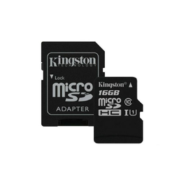 کارت حافظه microSDHC کینگستون (Kingston) مدل Canvas Select کلاس 10 استاندارد UHS-I U1 سرعت 80MBps ظرفیت 16GB+آداپتور SD