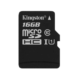 کارت حافظه microSDHC کینگستون (Kingston) مدل Canvas Select کلاس 10 استاندارد UHS-I U1 سرعت 80MBps ظرفیت 16GB+آداپتور SD