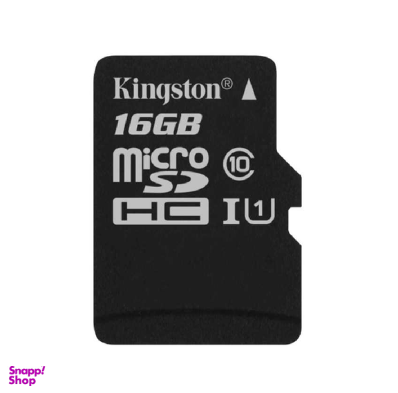کارت حافظه microSDHC کینگستون (Kingston) مدل Canvas Select کلاس 10 استاندارد UHS-I U1 سرعت 80MBps ظرفیت 16GB+آداپتور SD