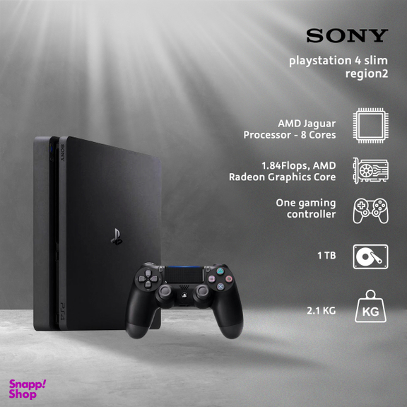 کنسول بازی سونی مدل PS4 Slim Region 2 CUH2 2216B ظرفیت 1 ترابایت