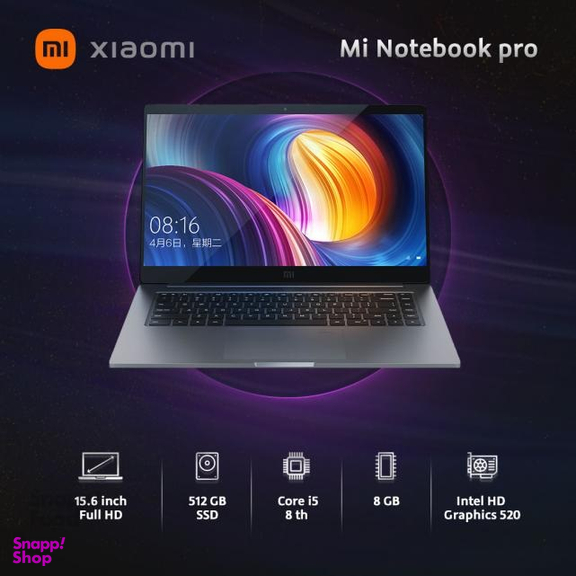 لپتاپ شیائومی مدل Mi Notebook Pro 15.6 Core i5-8GB/512GB SSD