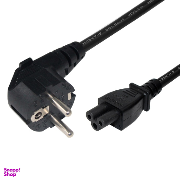 کابل برق سه پین منبع تغذیه لپ تاپ دی نت مدل d334 طول 1٫5 متر