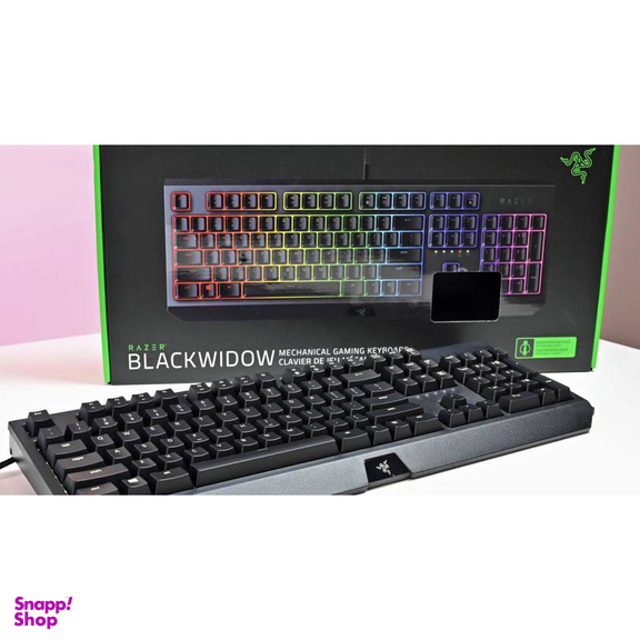کیبورد بازی ریزر (Razer) مدل BlackWidow Green Switch