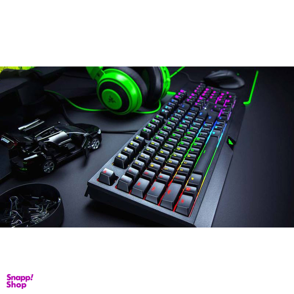 کیبورد بازی ریزر (Razer) مدل BlackWidow Green Switch
