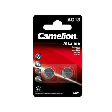 باتری سکه ای کملیون (Camelion) مدل AG13 بسته 2 عددی