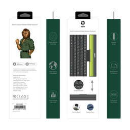 کیبورد بی سیم تبلت گرین (Green) مدل Rolling