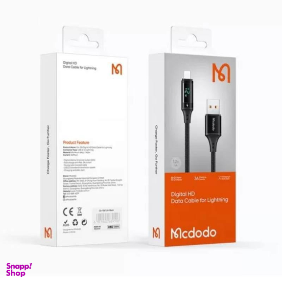 کابل تبدیل USB به لایتنینگ مک دودو مدل CA-1060 طول 1.2 متر