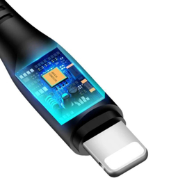 کابل تبدیل USB به لایتنینگ یوسمز (Usams) مدل SJ266U18L طول یک متر