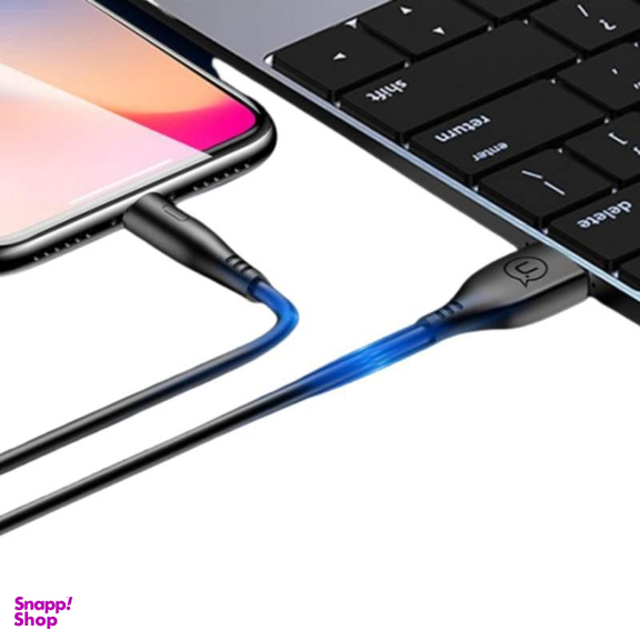 کابل تبدیل USB به لایتنینگ یوسمز (Usams) مدل SJ266U18L طول یک متر