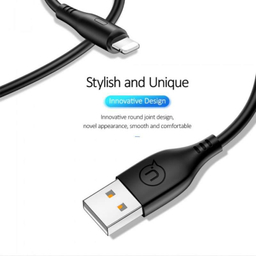 کابل تبدیل USB به لایتنینگ یوسمز (Usams) مدل SJ266U18L طول یک متر