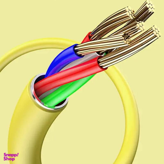 کابل تبدیل USB به لایتنینگ یوسمز (Usams) مدل SJ434U طول یک متر
