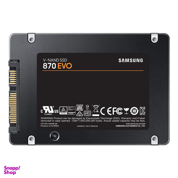 حافظه SSD اینترنال سامسونگ مدل 870 EVO ظرفیت 250 گیگابایت