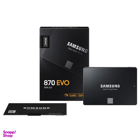 حافظه SSD اینترنال سامسونگ مدل 870 EVO ظرفیت 250 گیگابایت