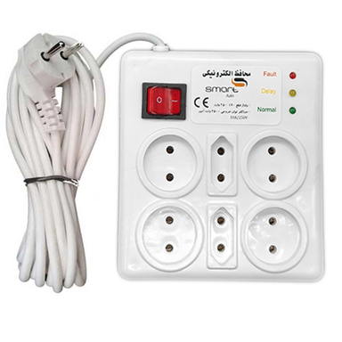 محافظ برق 6 خروجی اسمارت با 3 متر کابل