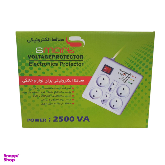 محافظ برق 6 خروجی اسمارت با 3 متر کابل
