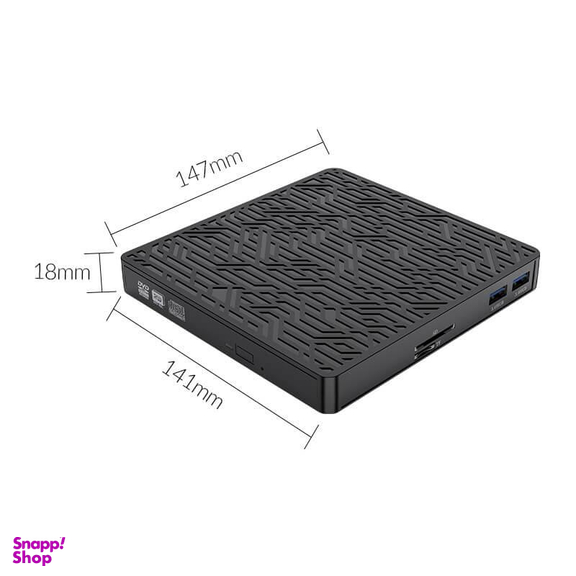 درایو DVD اکسترنال اوریکو (Orico) با کارت ریدر XD008