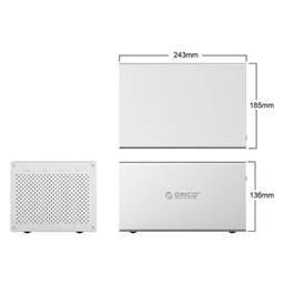 تجهیزات ذخیره سازی 5 سینی اوریکو (Orico) مدل WS500U3
