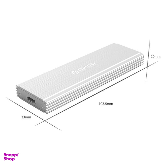 باکس NVMe M.2 SSD اوریکو (Orico) سرعت 10Gbps فلزی مدل PRM2-C3