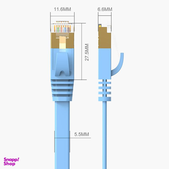 کابل شبکه Cat7 تخت اوریکو (Orico) مدل PUG-C7B