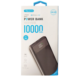شارژر همراه وریتی (Verity) مدل V-Pa-123Pd ظرفیت 10000 میلی‌آمپر ساعت