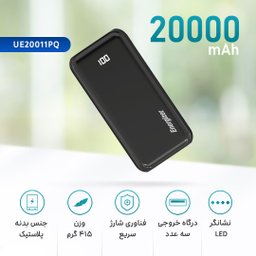 پاوربانک انرجایزر مدل UE20011PQ ظرفیت 20000 میلی آمپر ساعت