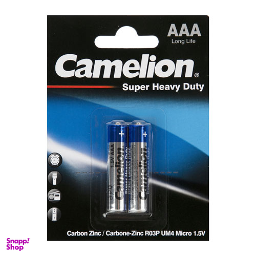 باتری نیم قلم کملیون (Camelion) مدل Super Heavy Duty بسته 2 عددی