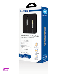 کابل Aux انتقال صدا 1.2 متر آینوبن (Inoben) مدل Braided