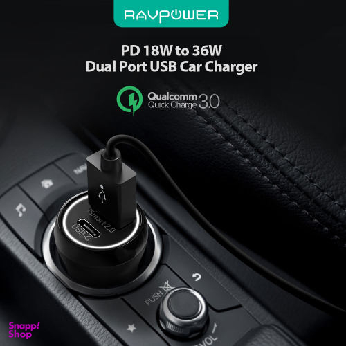 شارژر فندکی 38 واتی راوپاور (RavPower) مدل RP-VC026