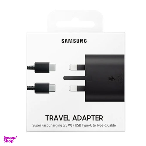 آداپتور شارژر سامسونگ مدل PD 25W با کابل USB Type-C