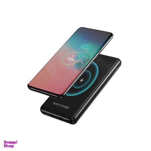پاوربانک 18 وات 10 هزار میلی آمپر وایرلس راوپاور (Ravpower) مدل pb084