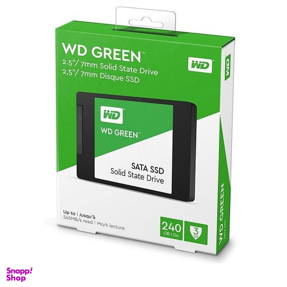 اس اس دی اینترنال وسترن دیجیتال (Western Digital) مدل Green WDS240G2G0A ظرفیت 240 گیگابایت