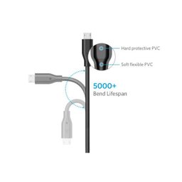 کابل تبدیل USB به microUSB انکر (Anker) مدل A8133 PowerLine طول 1.8 متر