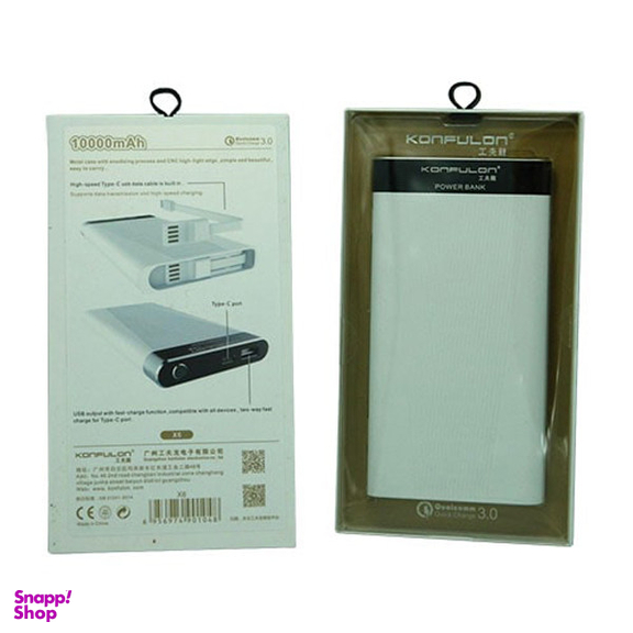 پاور بانک کانفلون (Konfulon) مدل X6 ظرفیت 10000mAh