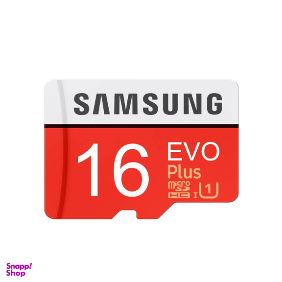 کارت حافظه microSDHC سامسونگ (Samsung) مدل Evo Plus کلاس 10 استاندارد UHS-I U1 سرعت 95MBps ظرفیت 16 گیگابایت به همراه آداپتور SD