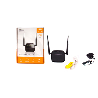 مودم روتر بی سیم ADSL2 Plus دی لینک (D-Link) مدل DSL124 New-N300