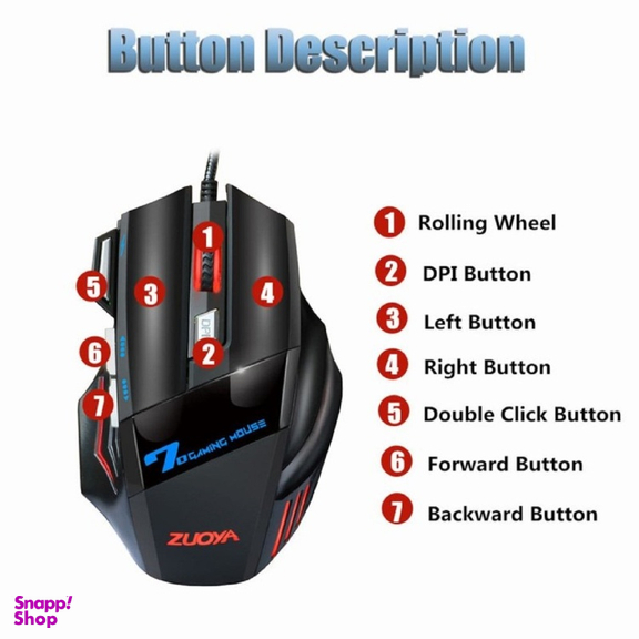 ماوس مخصوص بازی زویا مدل MMR3