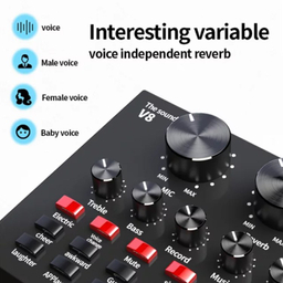 میکروفون استودیویی مدل Legendary Vocal به همراه پایه تلسکوپی و پاپ فیلتر و کارت صدا