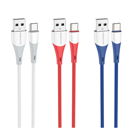 کابل تبدیل USB به USB-C بروفون مدل BX60 طول 1 متر