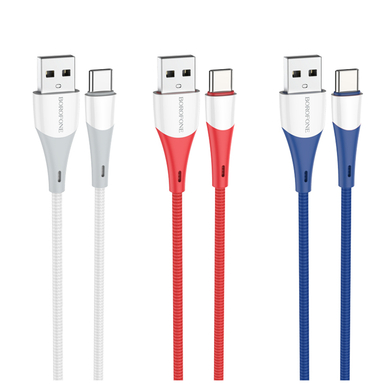 کابل تبدیل USB به USB-C بروفون مدل BX60 طول 1 متر