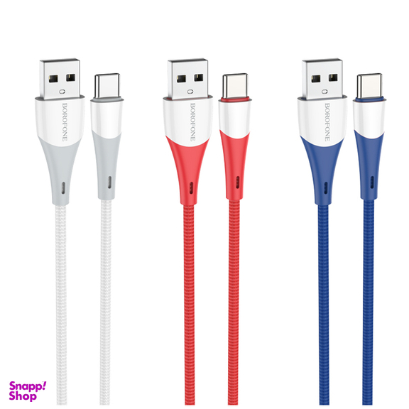 کابل تبدیل USB به USB-C بروفون مدل BX60 طول 1 متر