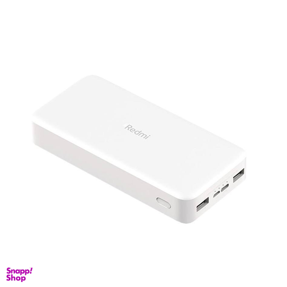 پاوربانک شیائومی مدل Redmi Power Bank ظرفیت 20000 میلی آمپر رنگ سفید