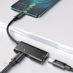 مبدل 1 به 2 USB-C یسیدو (Yesido) مدل YAU23