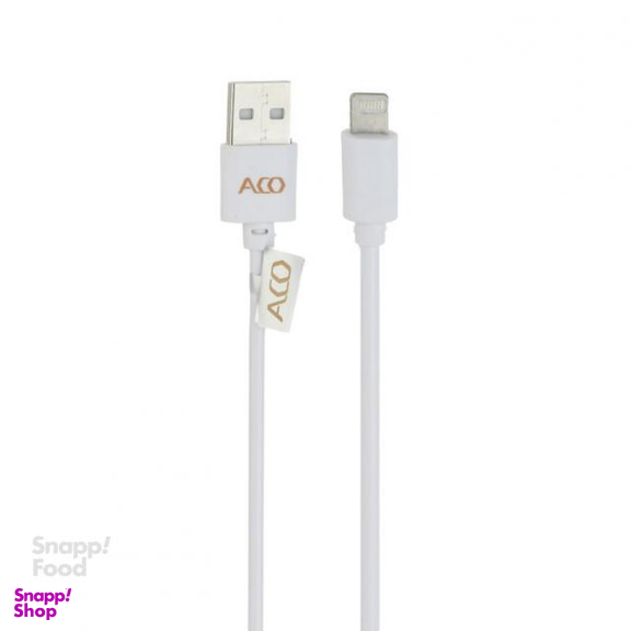 کابل تبدیل USB به لایتنینگ آکو (Aco) مدل Ci01 طول 1 متر